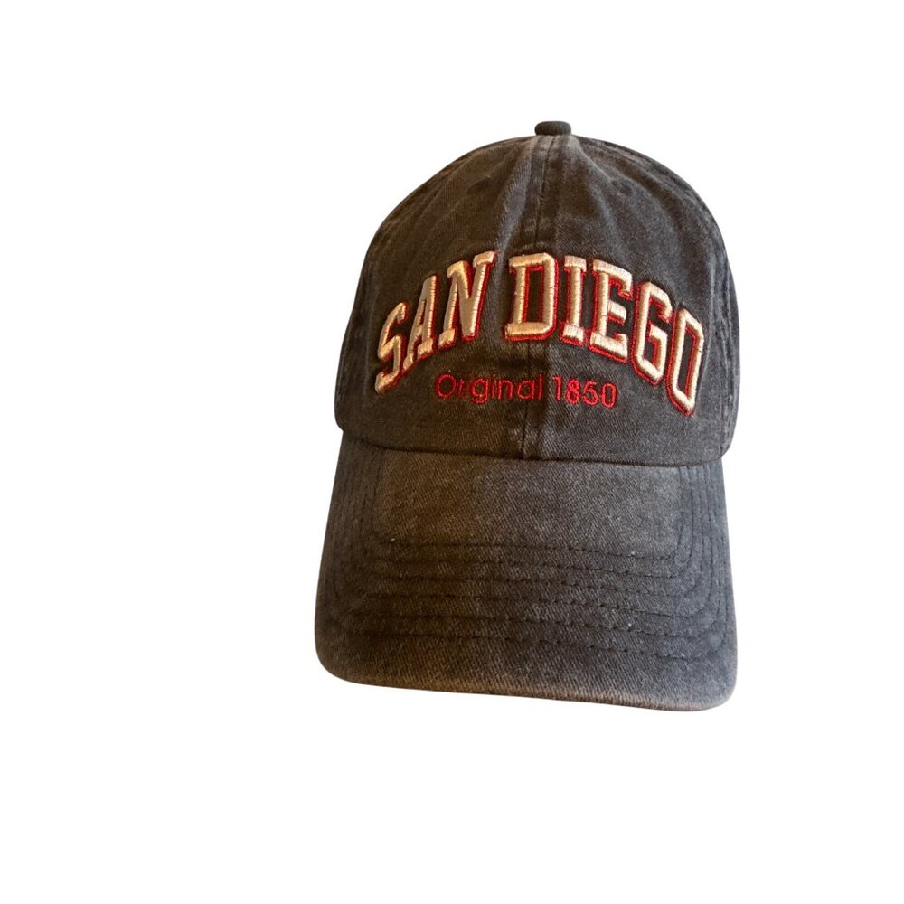 San Diego Embroidered Baseball Cap By Robin Ruth‎
